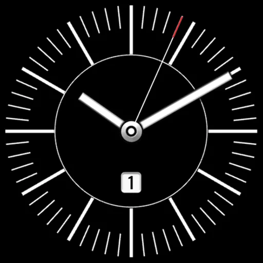 Watch Face Analog 8 Black  Apps No Google Play